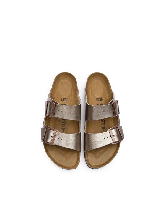 Birkenstock White Arizona Synthetic Sandals