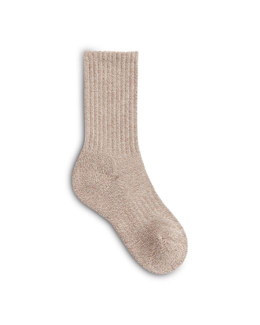 Whistles White Women's Chunky Marl Socks