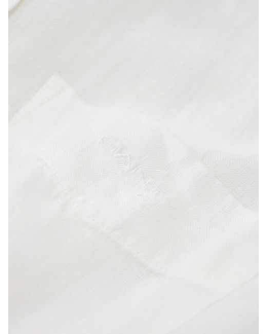 Gant White Garment Dyed Shirt for men