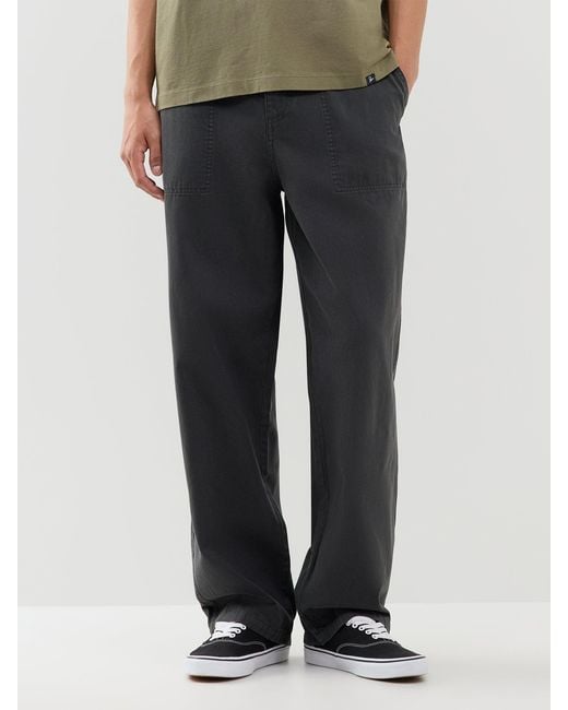 by Parra Blue Twill Art Trousers for men