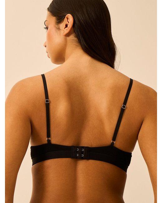 Stripe & Stare Black Sculpt Padded Bra