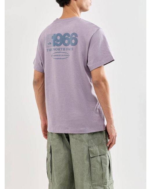 The North Face Purple Track Graphic T-Shirt for men