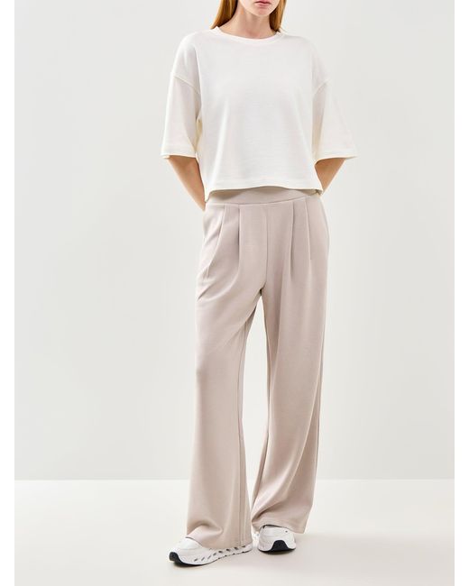 Sweaty Betty White After Class Short Sleeve Sweatshirt