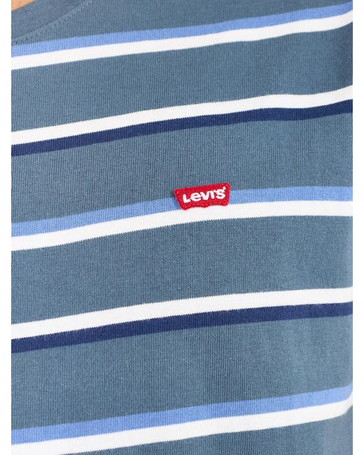 Levi's Blue Original Stripe T-Shirt for men