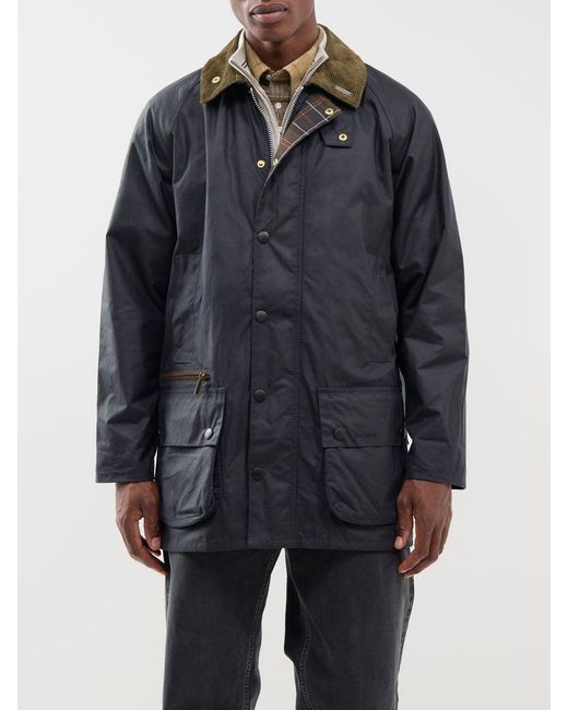 Barbour Blue Barbour Icons Beaufort Wax Jacket for men