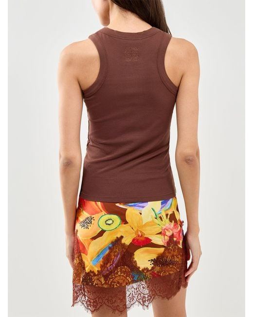 Never Fully Dressed Brown Rib Tank