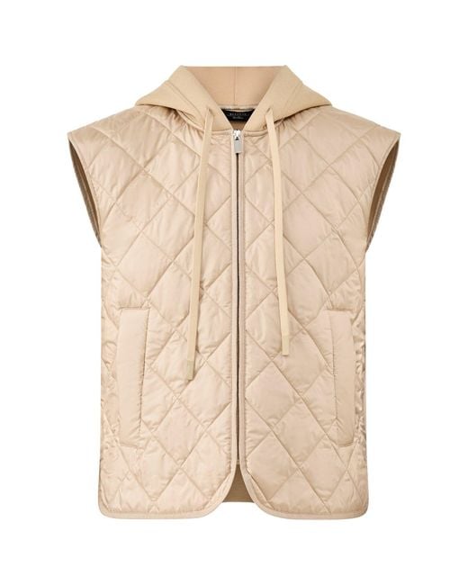 Weekend by Maxmara Natural Dandy Sleeveless Blazer