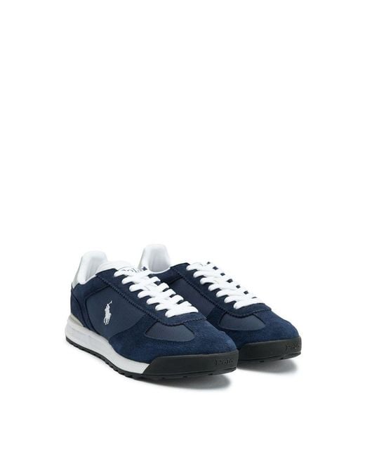 Polo Ralph Lauren Blue Varick Trainers Classic for men