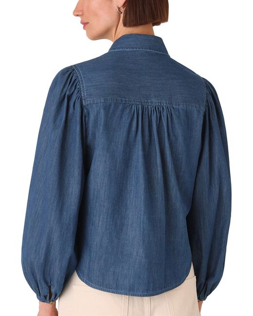 Whistles Blue Chambray Shirt