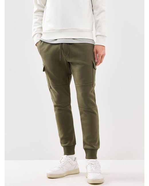 Polo Ralph Lauren Green Double Knit Cargo Trousers for men
