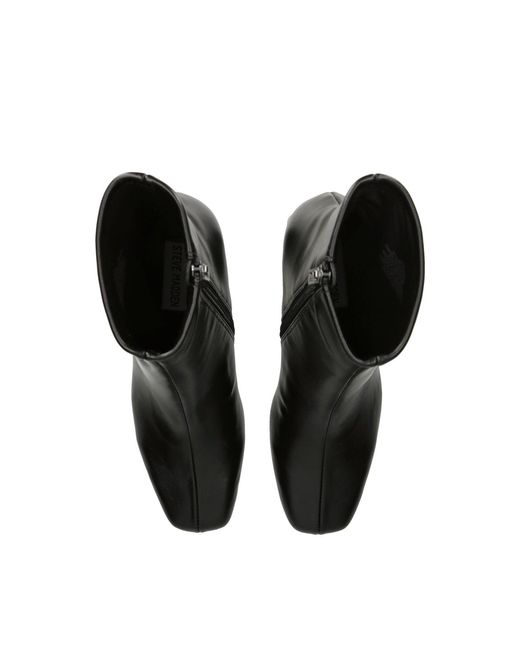 Steve Madden Black Hurst Heeled Boots