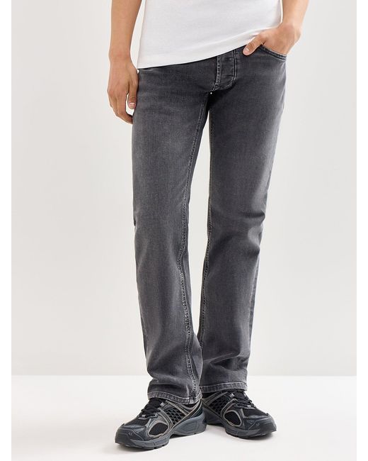 DIESEL Gray 1985 Larkee Tapered Fit Jeans for men