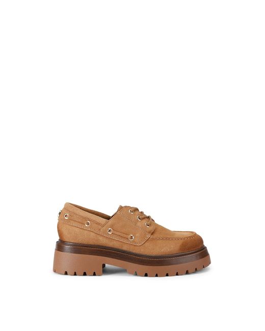 Steve Madden Brown Detroit Platform Loafers