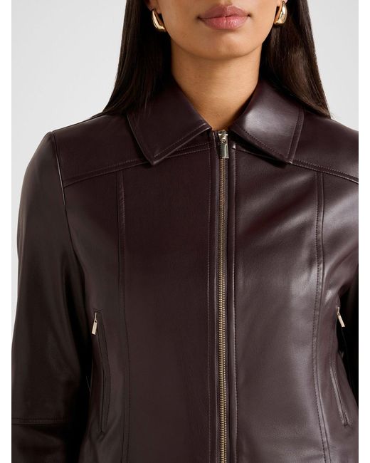 Forever New Brown Addison Vegan Jacket