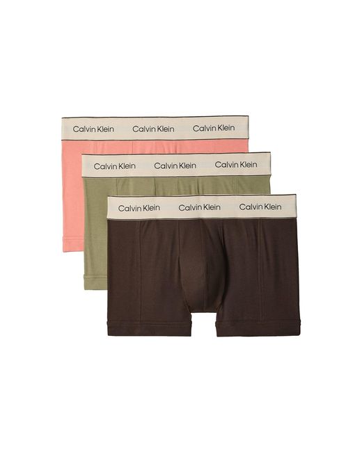 Calvin Klein White Heritage Trunks 3 Pack for men