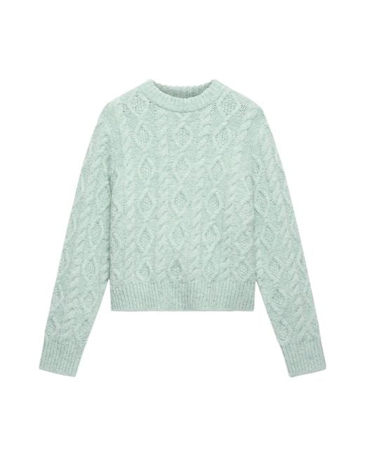 Mint Velvet Green Cable Knit Jumper