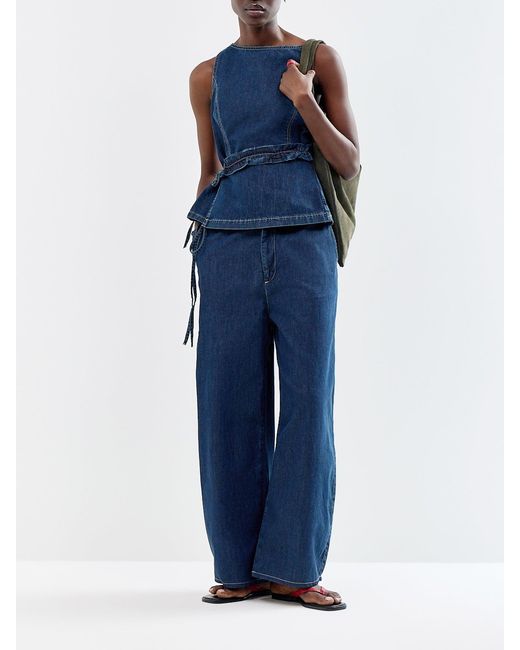 Damson Madder Blue Augusta Straight Leg Jeans