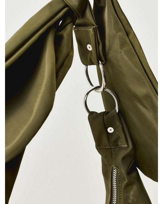 Damson Madder Green Gene Oversized Recycled Tote Bag