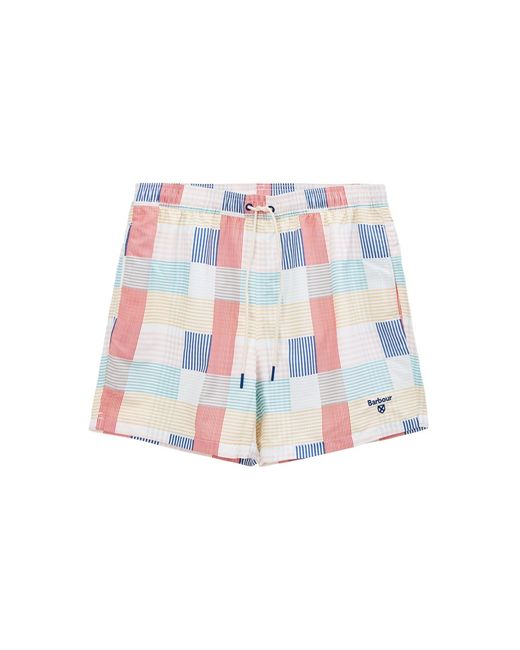 Barbour White Patch Swim Shorts for men