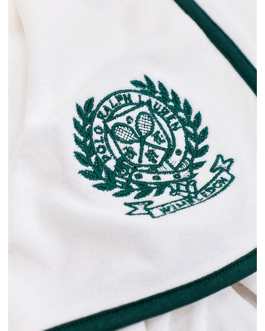 Polo Ralph Lauren White Wimbledon Sports Shorts for men