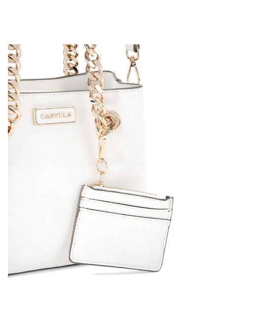Carvela Kurt Geiger White Mini Cammie 3 Bag