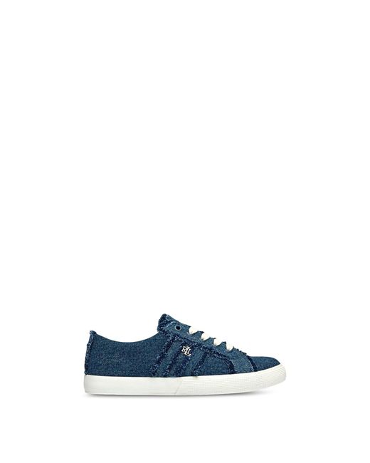 Ralph Lauren Blue Lauren By Ralph Lauren Janson Fray Trainers