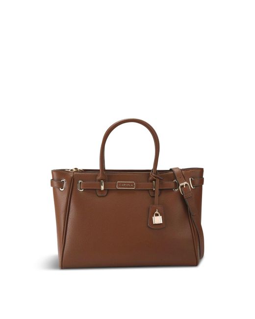 Carvela Kurt Geiger Brown Belted Tote Bag