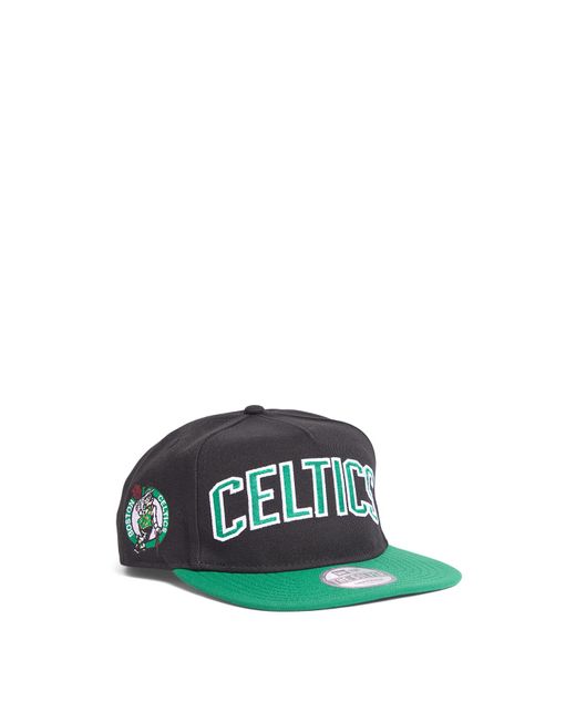 KTZ Green Men's Boston Celtics Nba Black Golfer Cap for men