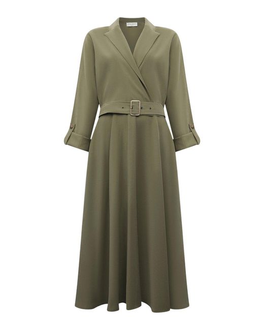 James Lakeland Green Suit Midi Dress