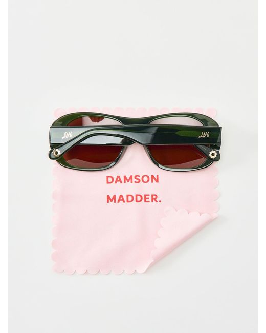 Damson Madder Multicolor Oversized Aviator Sunglasses
