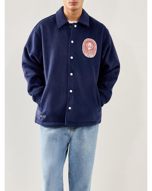 Parlez Blue Podium Coach Jacket for men