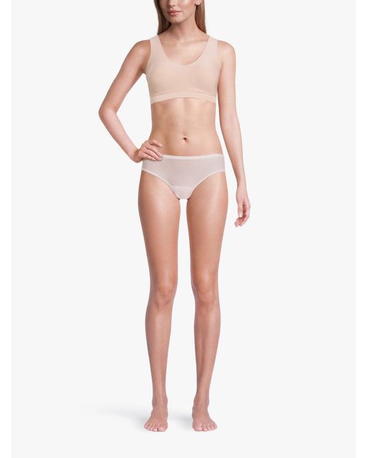 Chantelle White Soft Stretch Brazilian Brief