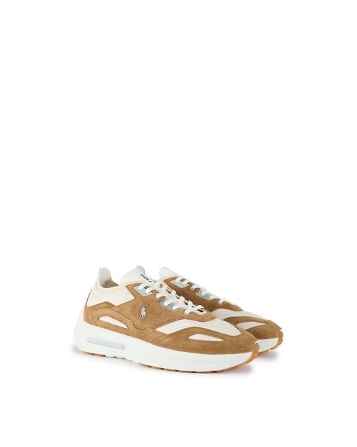 Polo Ralph Lauren Natural Boerum Lace Trainers for men