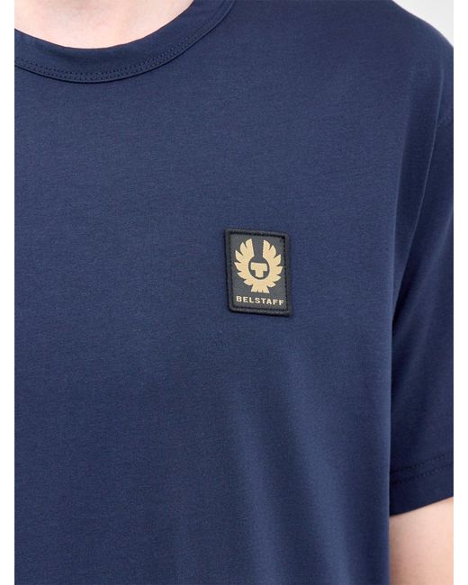 Belstaff Blue Logo T-Shirt for men