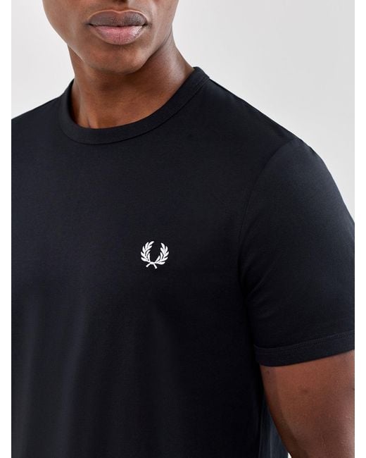 Fred Perry Blue Ringer T-Shirt for men
