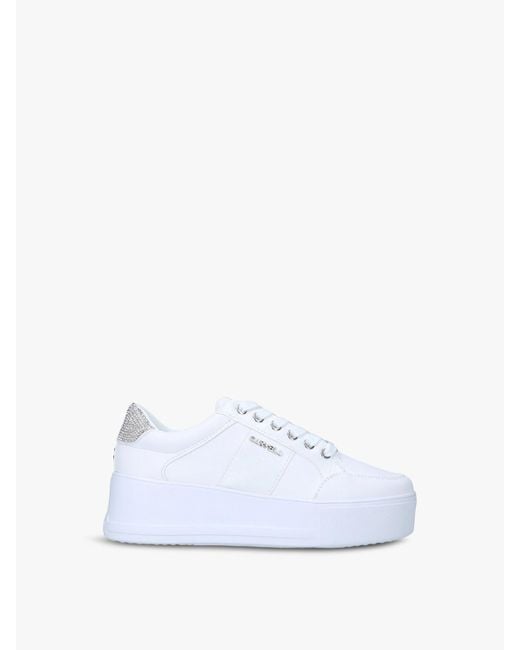 Carvela Kurt Geiger White Women's Jive Lace Up