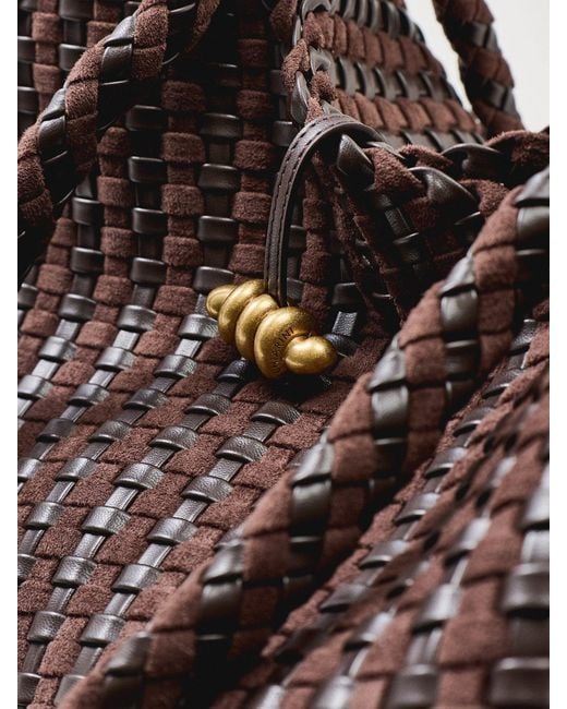 Gianni Chiarini Brown Aurelie Woven Large Tote Bag