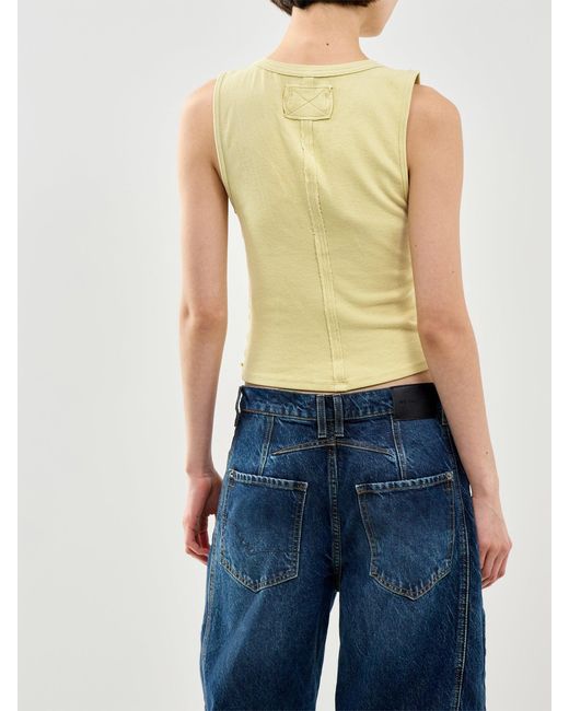 Free People Yellow Jamie Henley Tank
