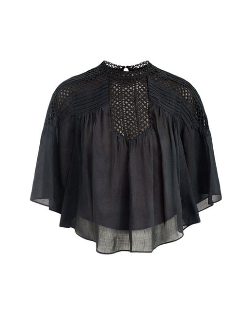 Isabel Marant Black Parina Blouse