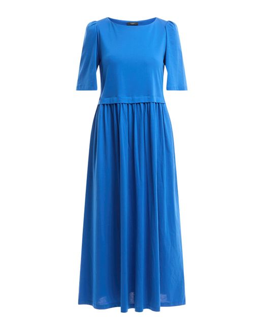 Weekend by Maxmara Blue Women's Snack Loose Midi Dress