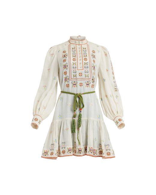 ALÉMAIS White Women's Lovella Mini Dress