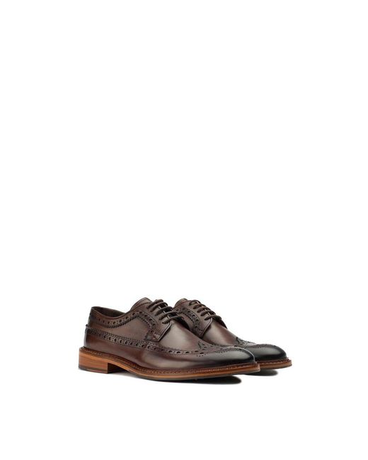 Sole Brown Etham Brogue Shoes Tan for men