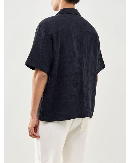 Only & Sons Blue Jackson Relaxed Short Sleeve Shirt for men