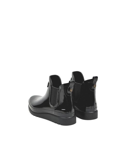 Barbour Black Alexa Lou Wedge Wellie Boots