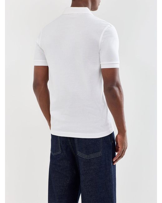 Fred Perry White Plain Shirt for men