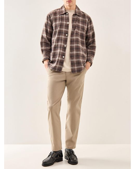 SELECTED Blue New Miles Straight Flex Trousers for men