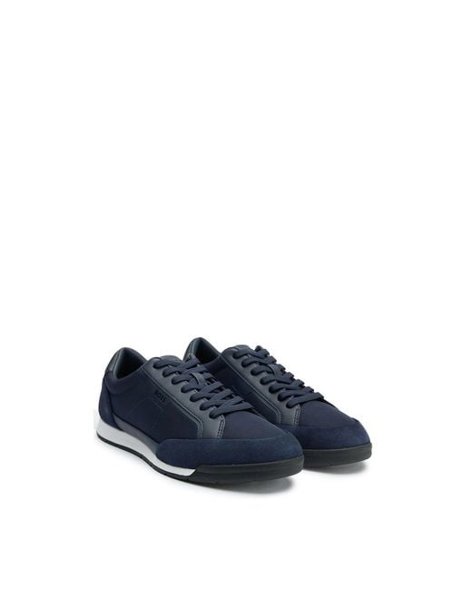 Boss Blue Nitan Trainers for men