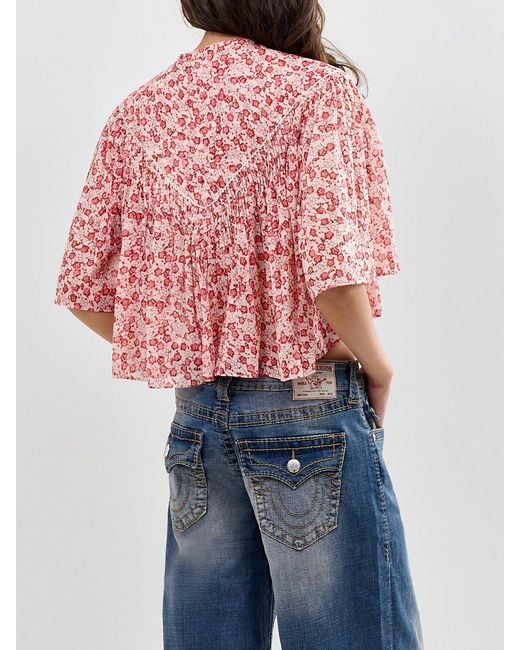 Isabel Marant Red Veelia-Ge Blouse