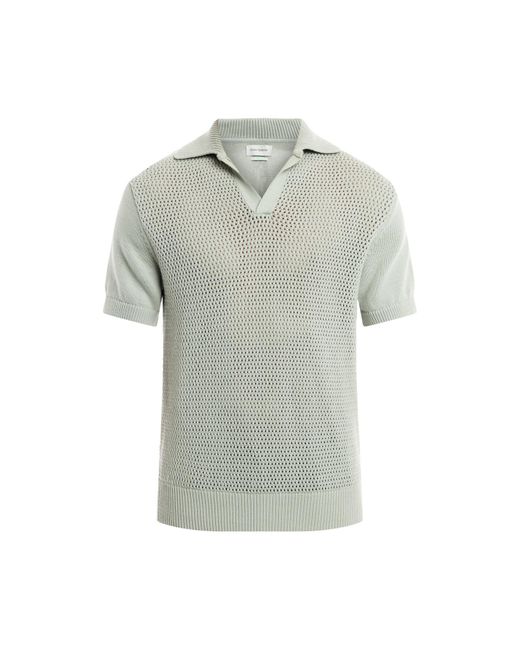 Oliver Spencer Gray Men's Short Sleeve Penhale Polo Shirt for men