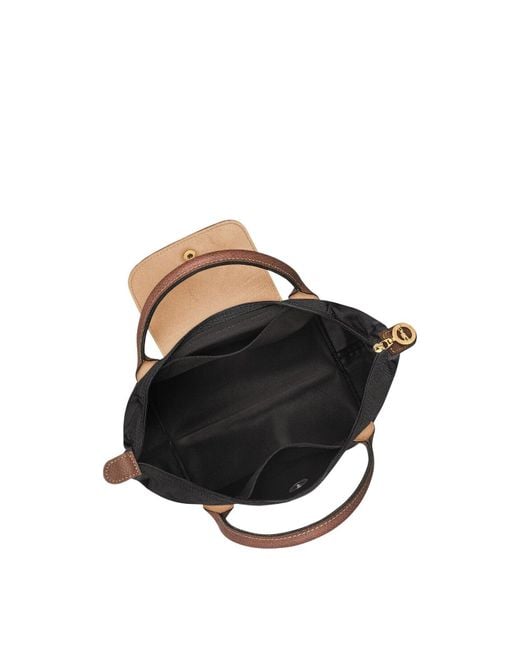 Longchamp Black Le Pliage Original Small Handbag